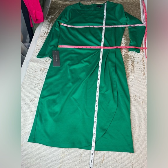 THE LIMITED Green Long Sleeve Side Ruching Business Career Dress NWT | Size 4 - Picture 12 of 12